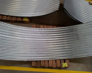 Ring sheet 0.95mm upper w/sticker f/silo 3660